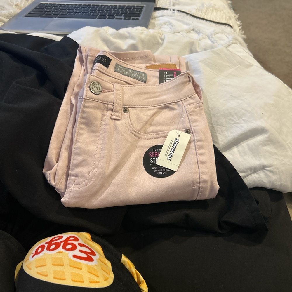 Aeropostale Pink Skinny Jeans for Women